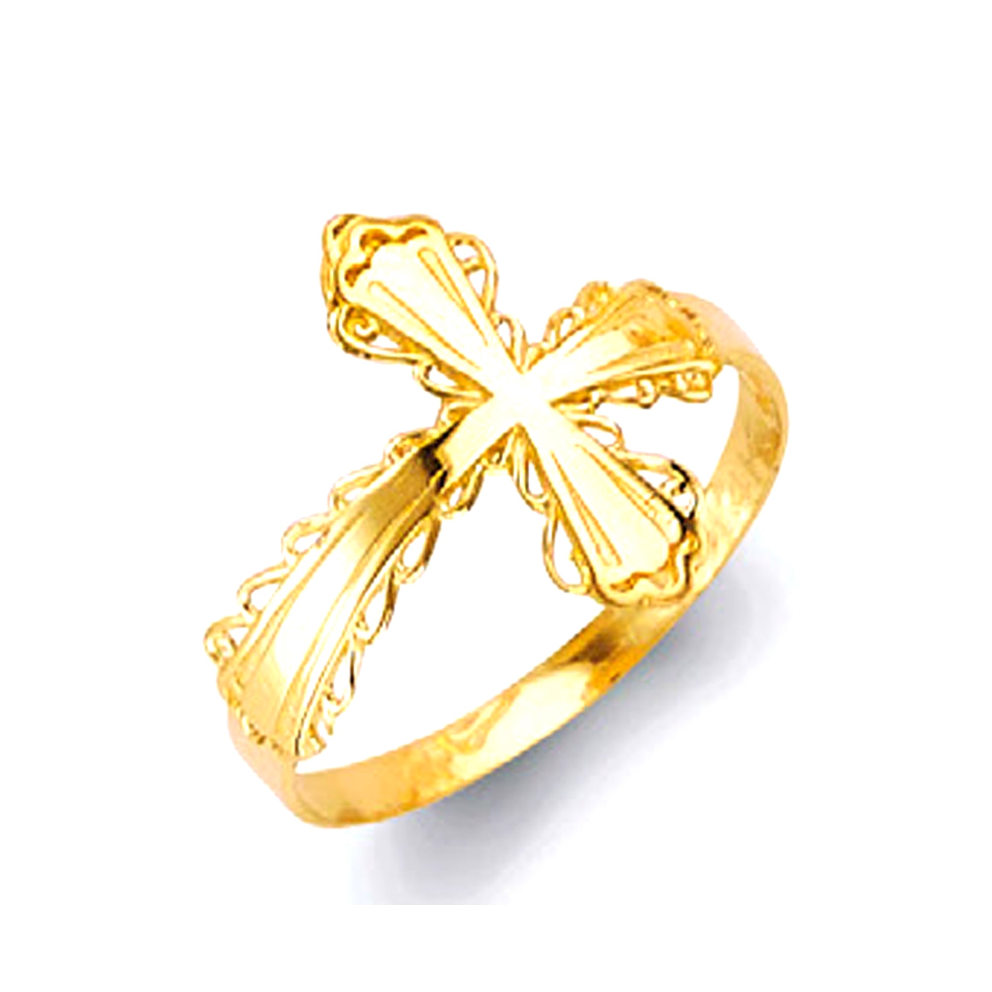 Surreal Bow Knot Ring in Solid Gold 