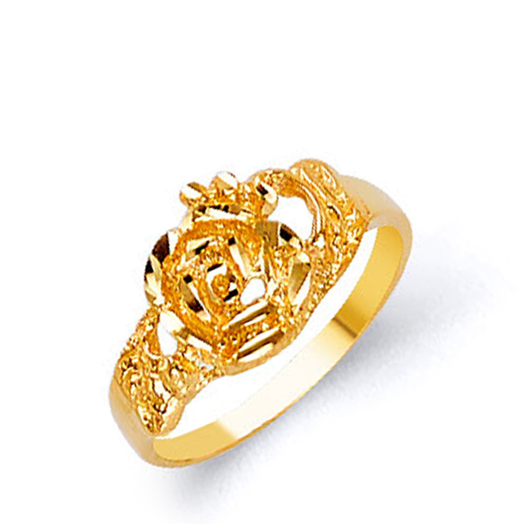Diva styled Decor Ring in Solid Gold 