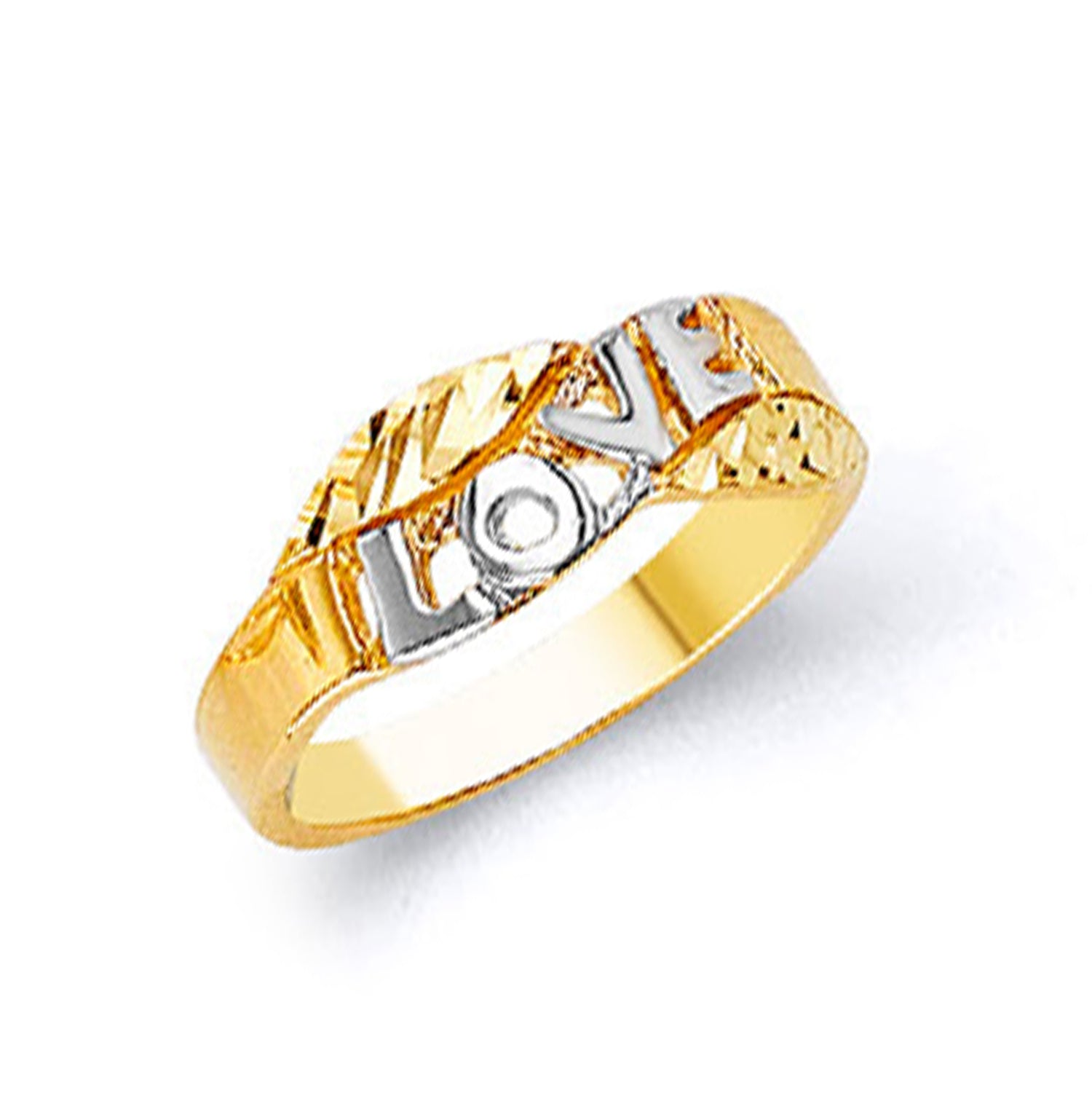 Wave of Love Ring in Solid Gold 