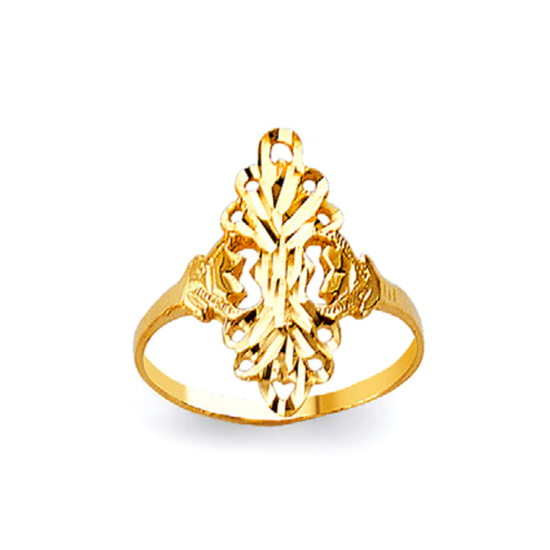 Antique Victorian Era Ring in Solid Gold 