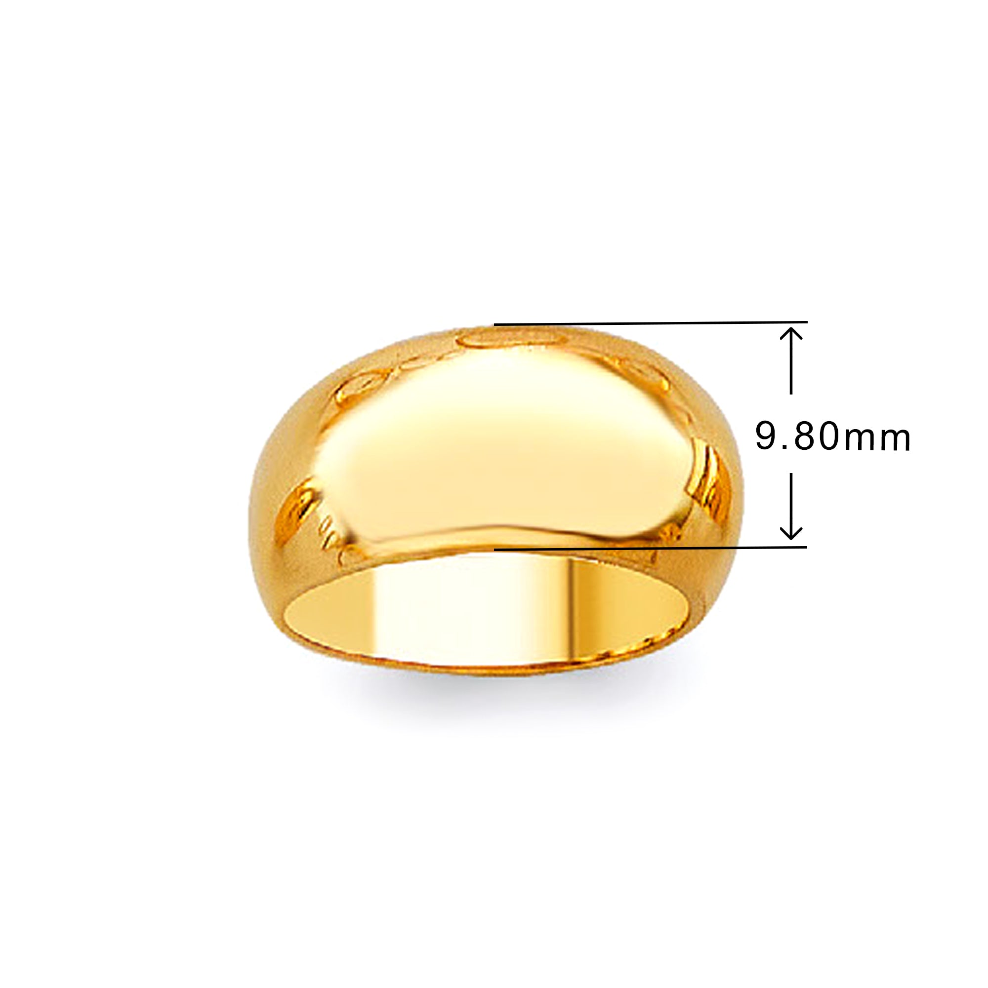 Designer Bangle Ring in Solid Gold with Measurement