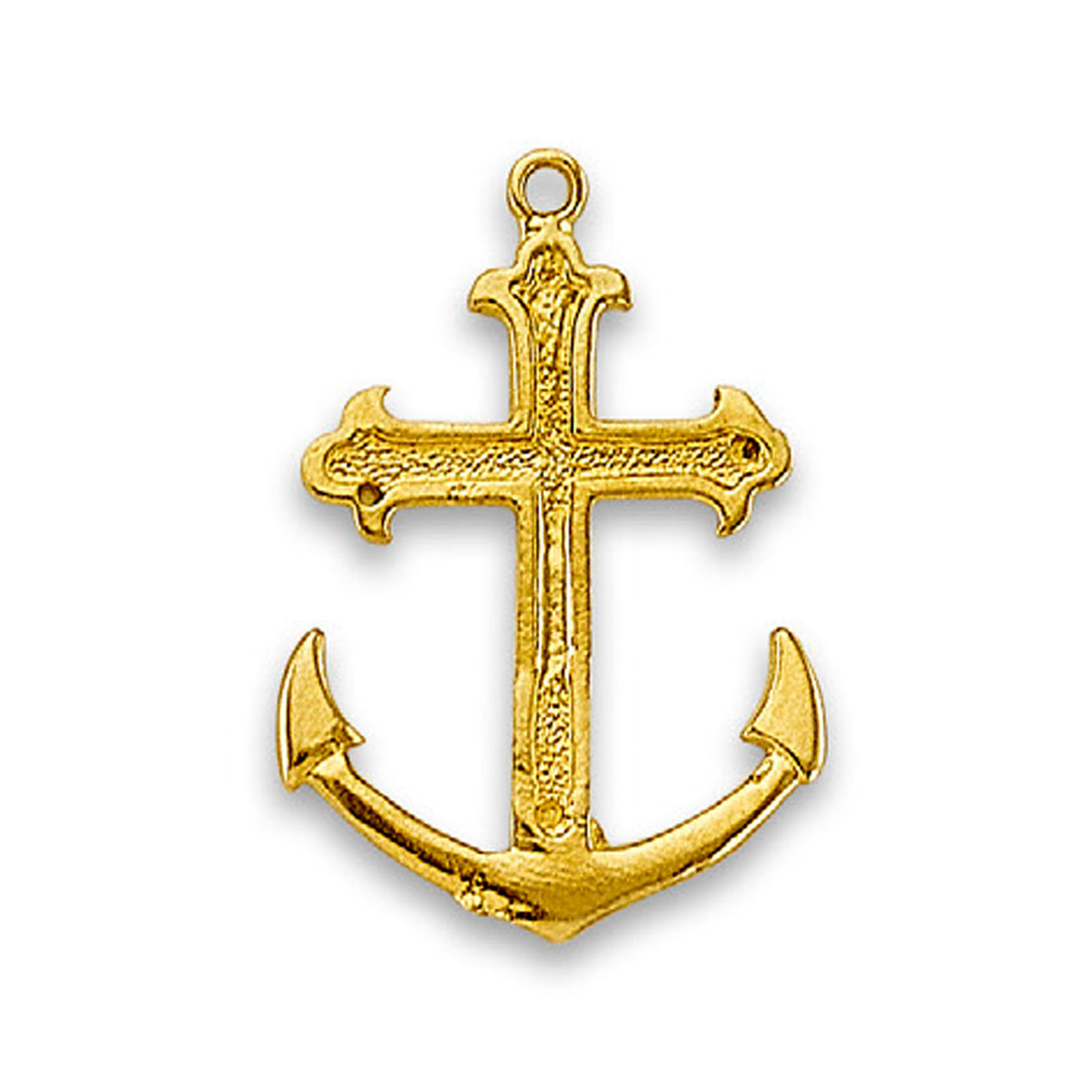 Yellow Gold Mariner Cross Pendant