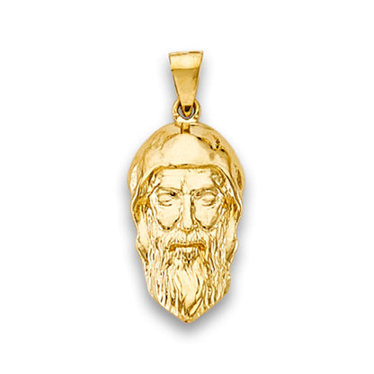 Yellow Gold Saint Charbel Religious Pendant