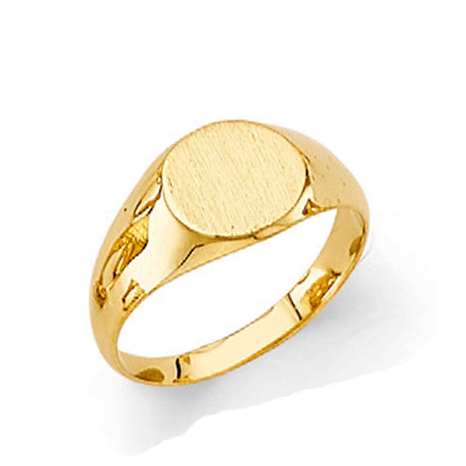 Oval-shaped Casting Ring in Solid Gold 