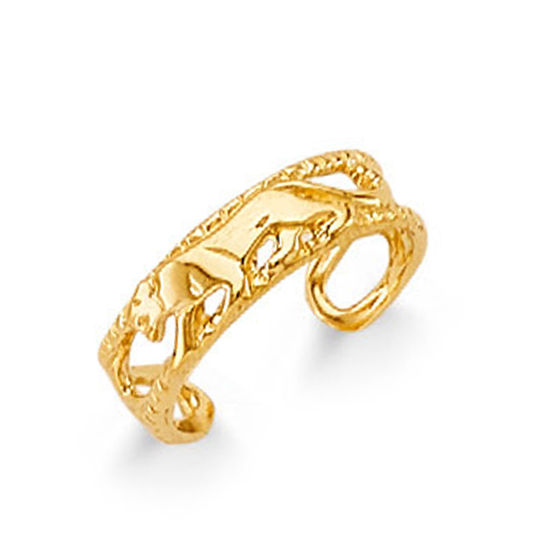 Stylish Filigree Fashionable Ring in Solid Gold 