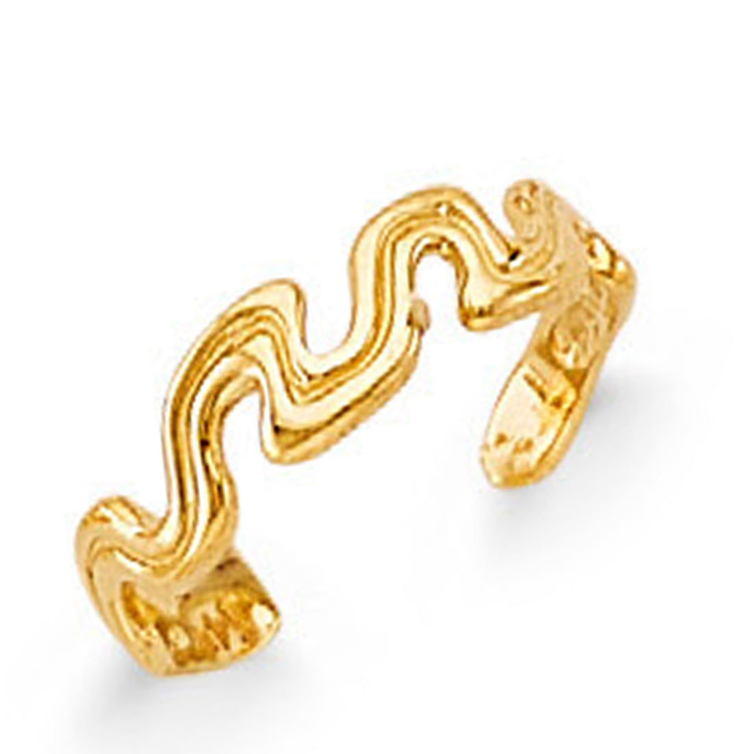 Trendy Snake Wrap Ring in Solid Gold 