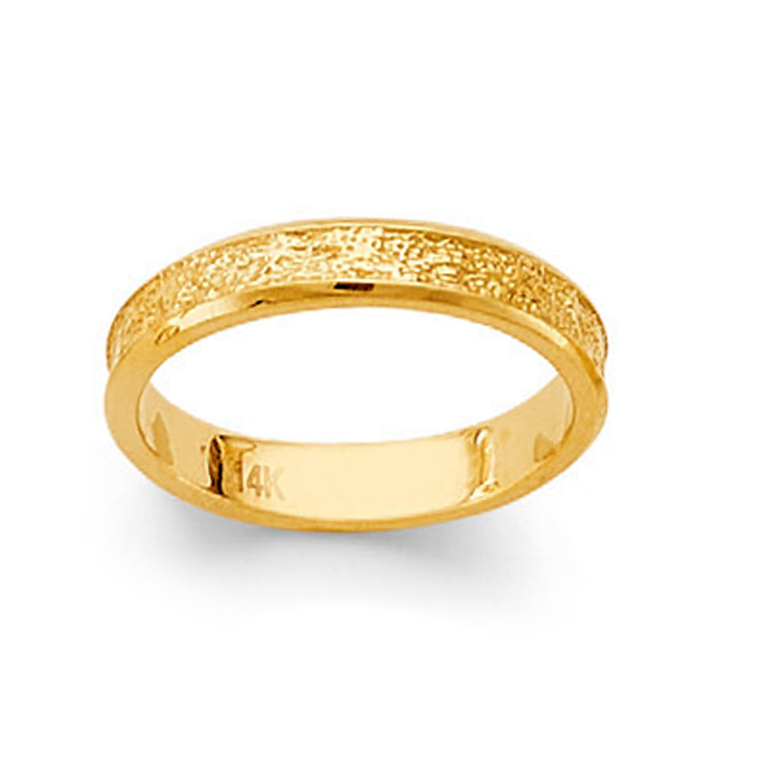 CZ Lone Stone Rope Ring in Solid Gold 