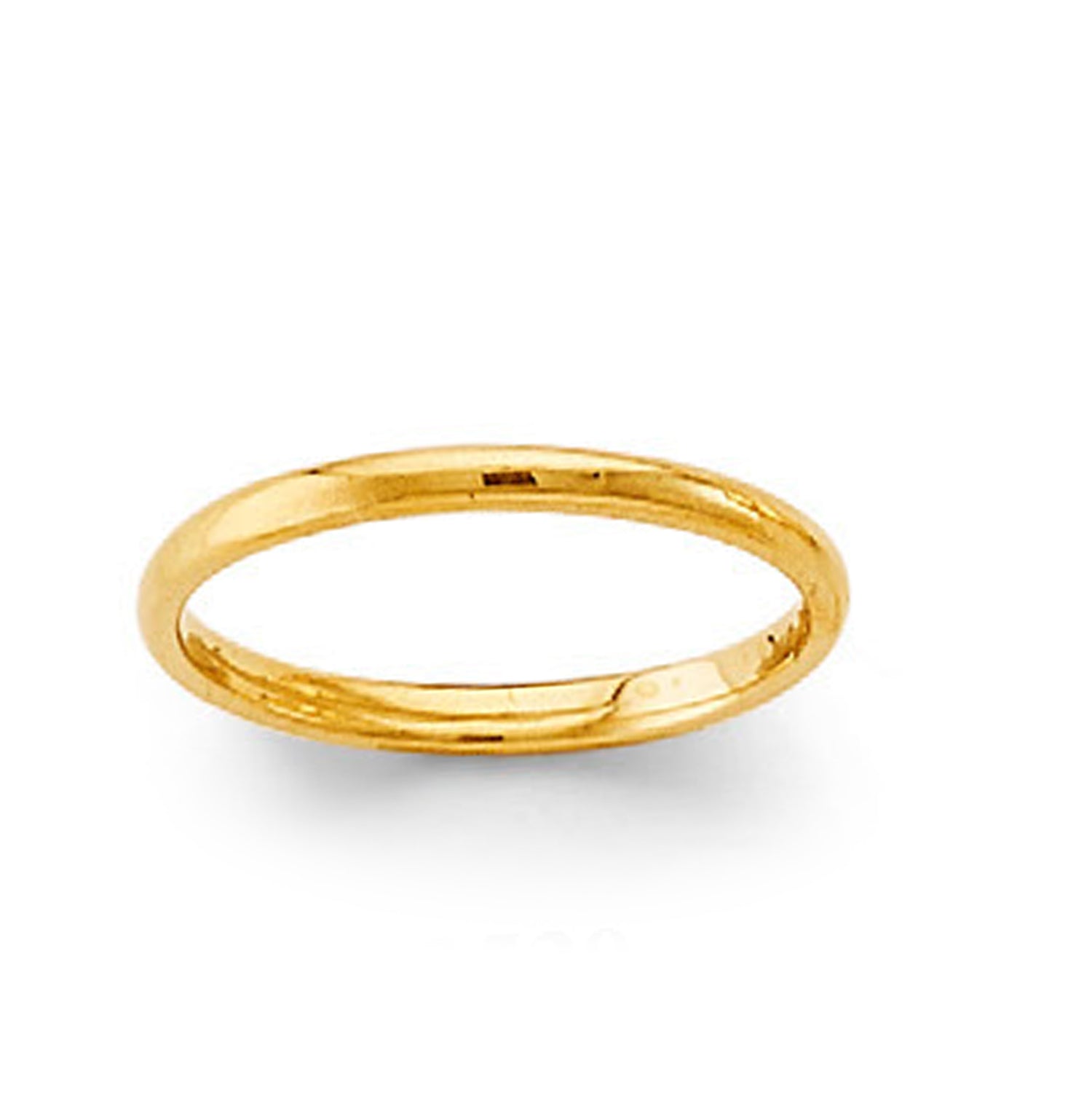 Simple and Stackable Broad Ring in Solid Gold