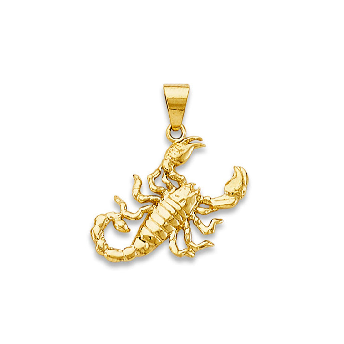 Yellow Gold Scorpion Chinese Zodiac Charm Pendant