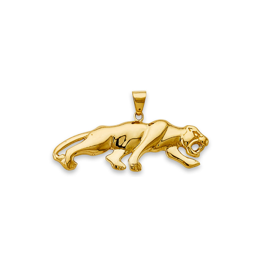 Yellow Gold Panther Charm Pendant