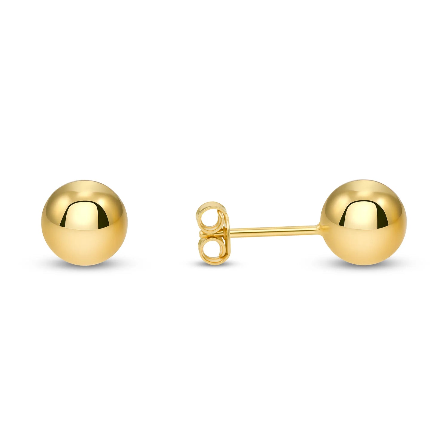 925 Sterling Silver Ball Stud Earrings