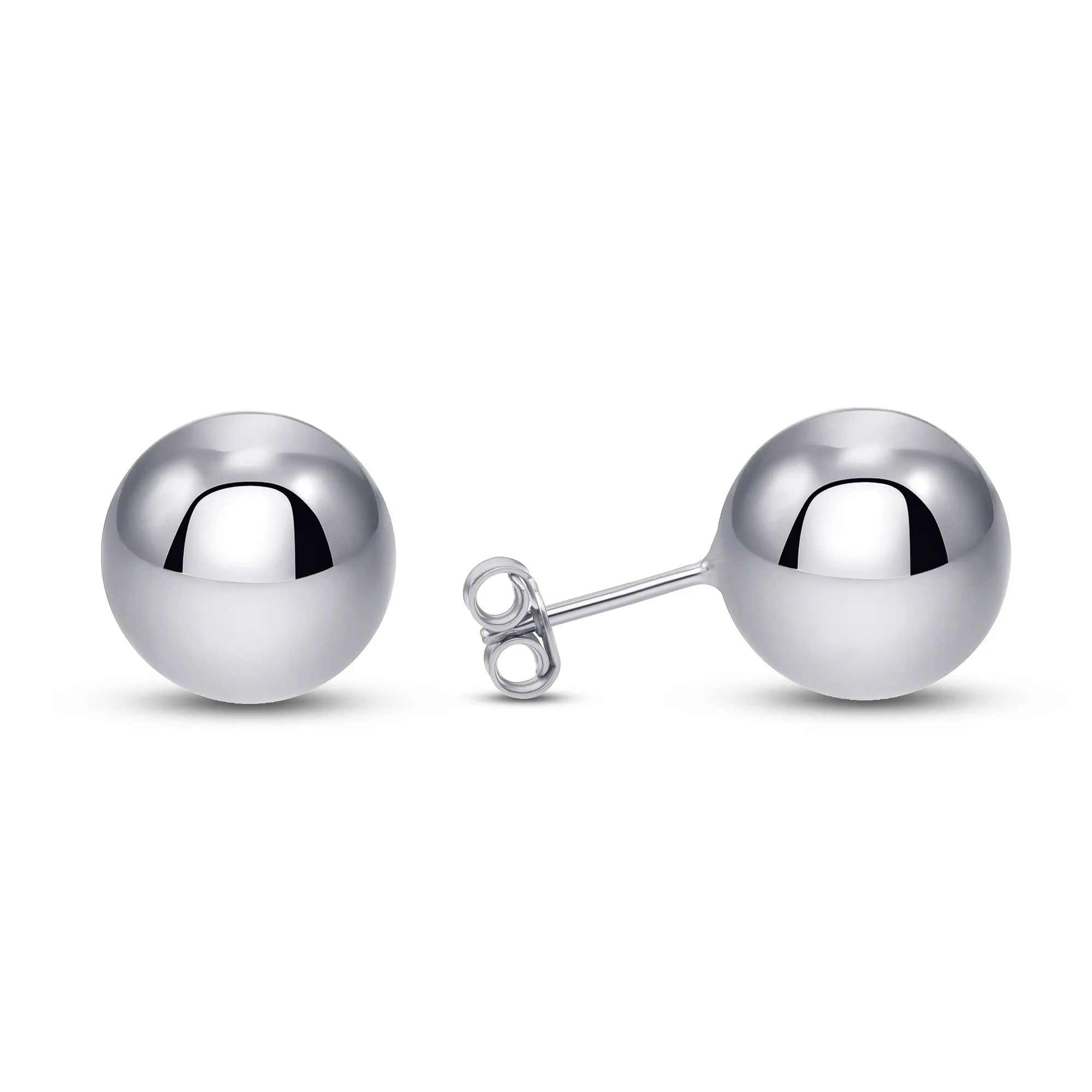 925 Sterling Silver Ball Stud Earrings