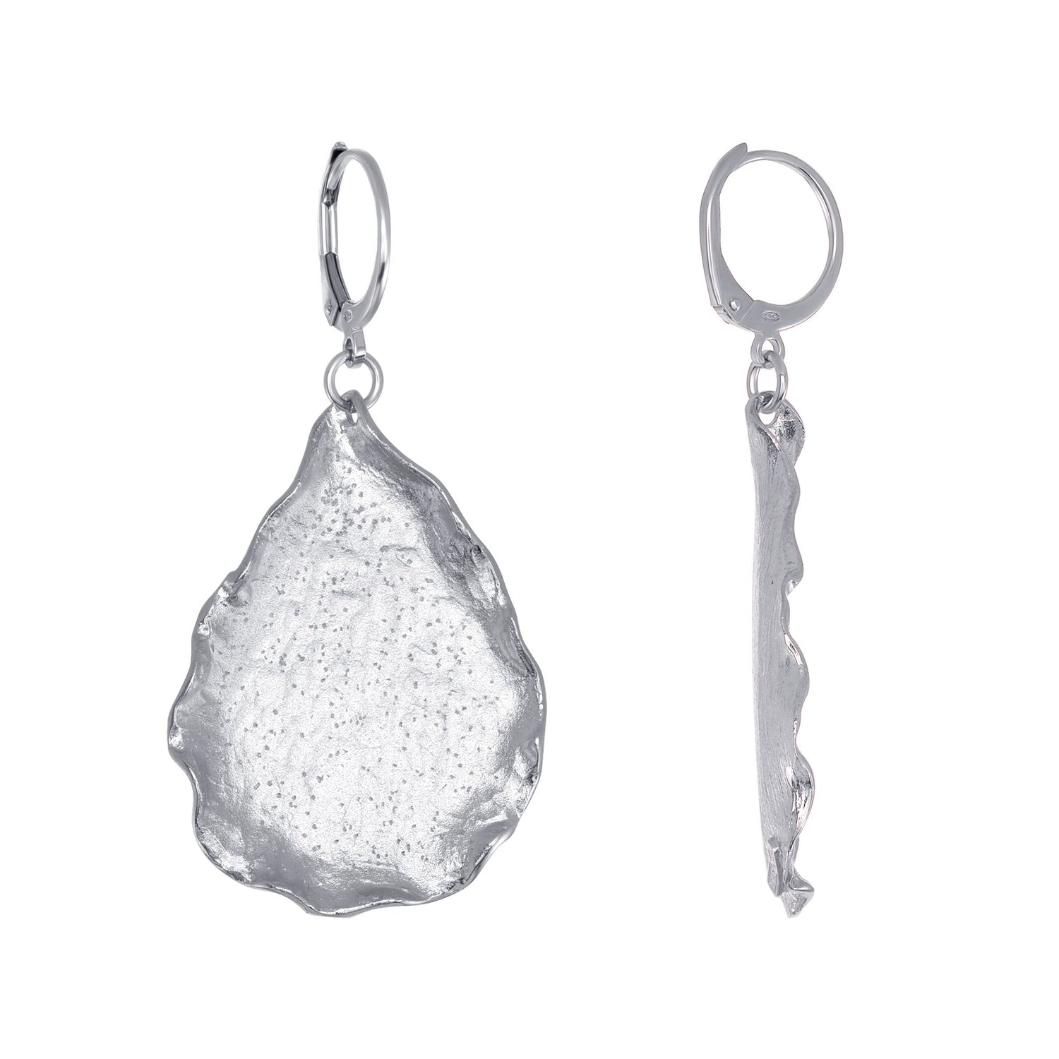 925 Sterling Silver Teardrop Dangle Earrings