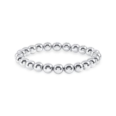 925 Sterling Silver Beaded Bracelet